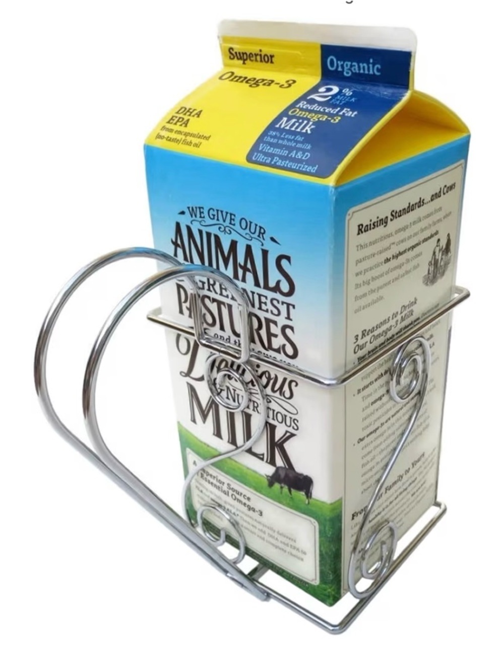 Metal Milk Carton Holder